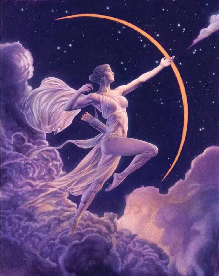 Античная мифология звезды. Атаргате богиня Луны.