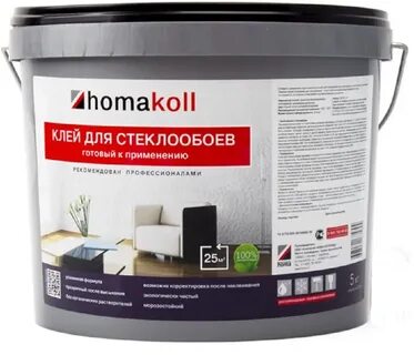 Готовый клей для стеклообоев
