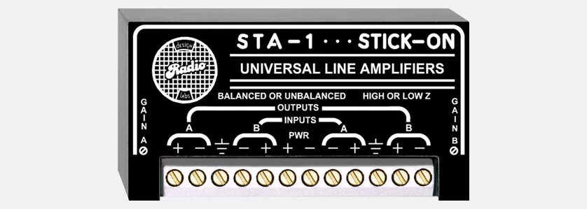 Universal line. Balance amplifier to unbalance. microfone balance amplifier to unbalance. line to mic level adapter.