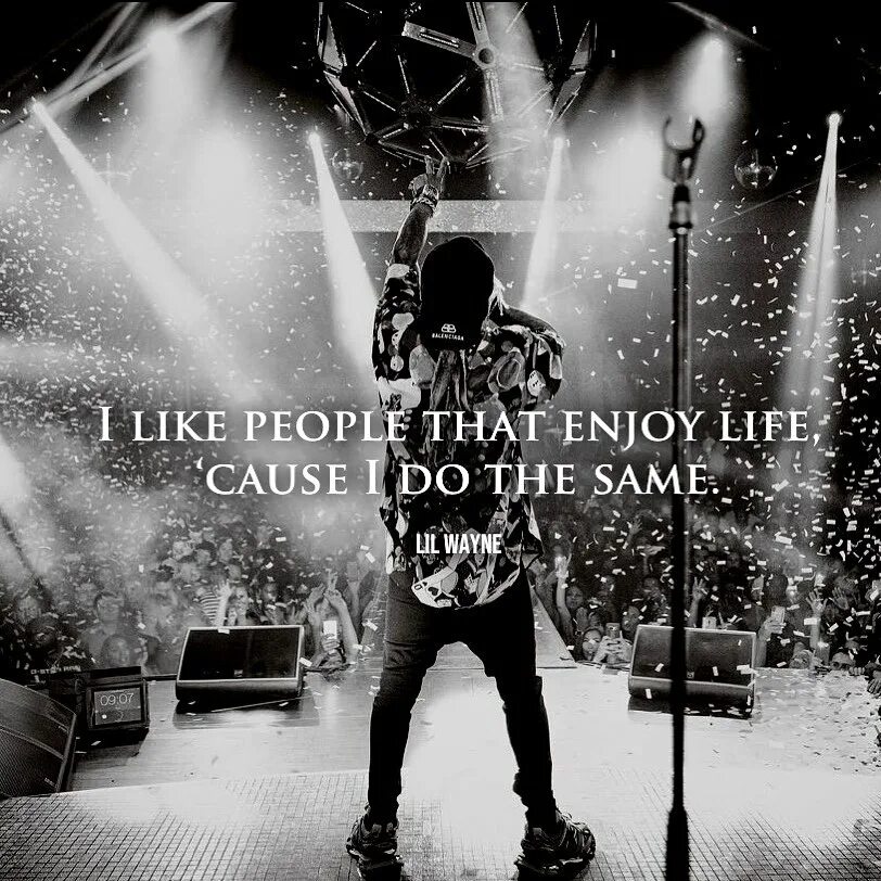 Go live in life. Go live in life