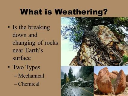 Weathering презентация