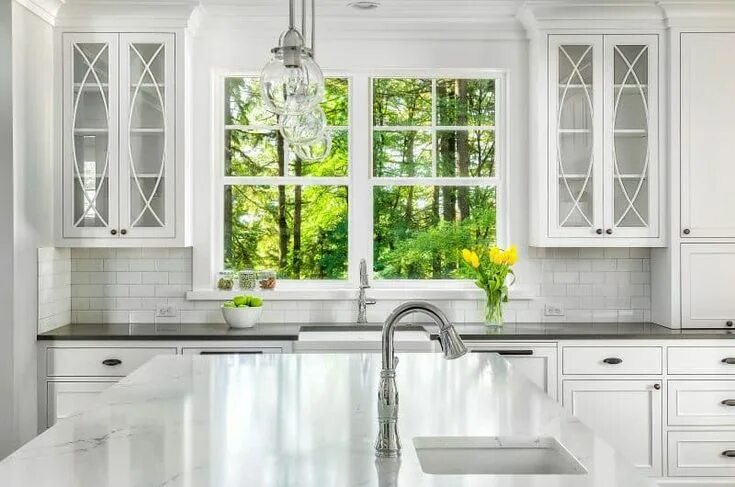 kitchens with lots of windows - Google Search Kitchen sink design, Kitchen inter