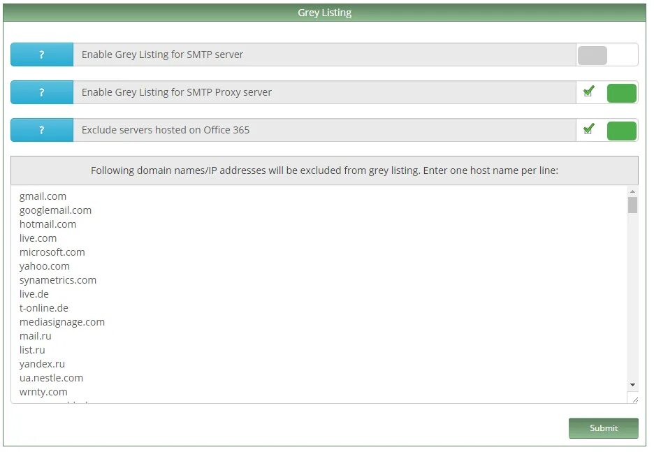 Restore old server list. Restore old server list
