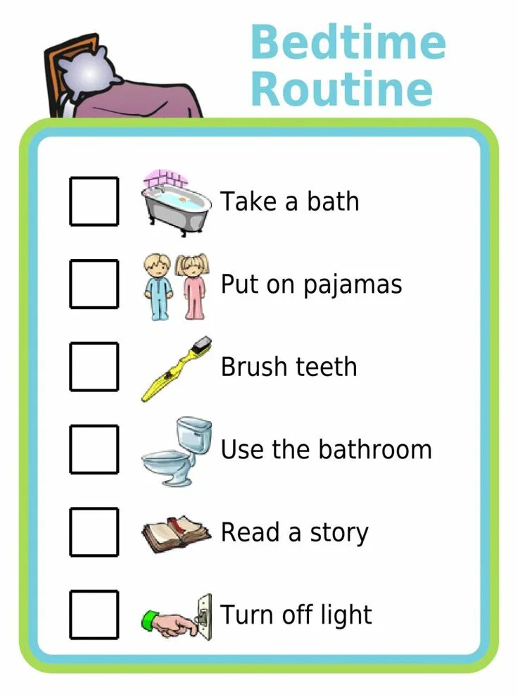 A routine is. Bedtime routine. morning routine reading for kids. sleep worksheet. sleep vocabulary.