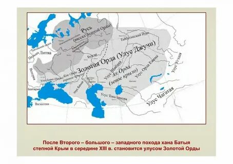 Золотая орда в xiii xiv веках