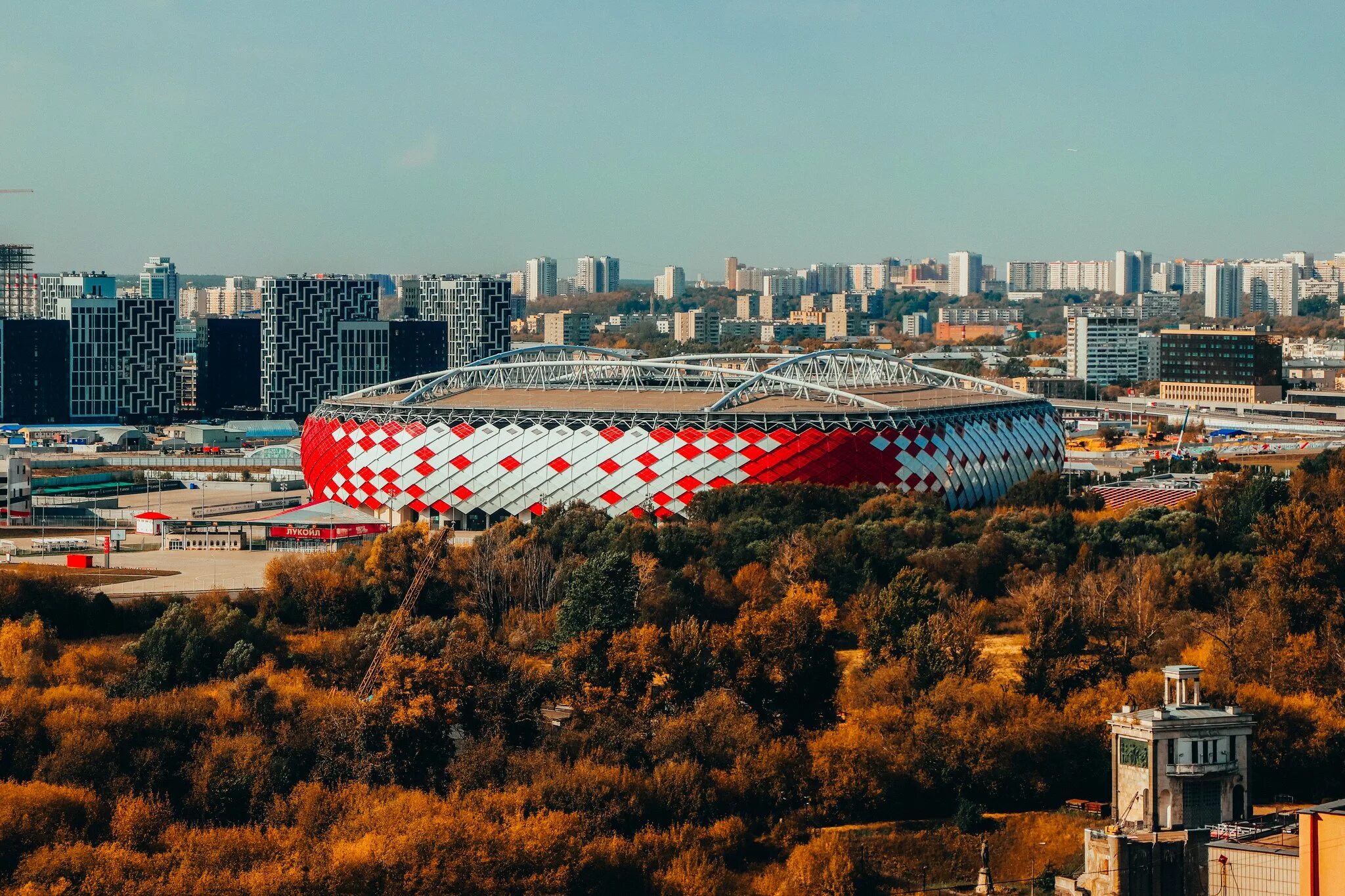 Стадион лукойл москва. Стадион открытие Арена Москва.