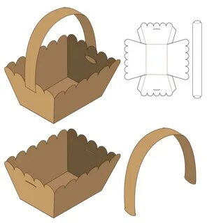 Box packaging die cut template design. 3d mock-up 2263955 Vector Art at Vecteezy