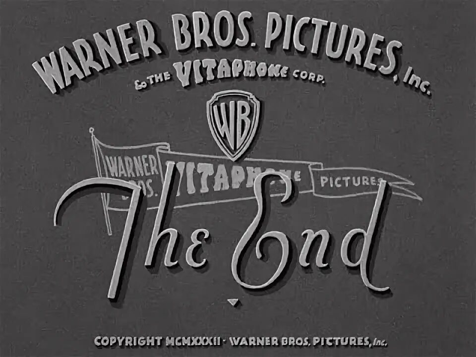 The end Warner brothers. Baby face 1933. Close brothers