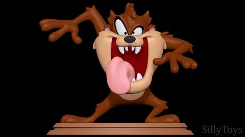 3D file Tasmanian Devil - Looney Tunes・3D printable model to download・Cults...