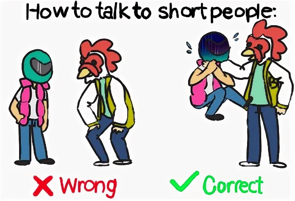 Give a short talk. Payday 2 Hotline Miami. Short people. How to talk to short people.