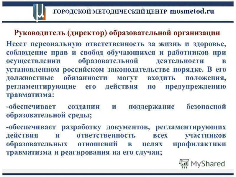 Обязанности директора. Ответственность руководителя. Руководитель несет персональную ответственность за. Ответственность руководителя. За жизнь и здоровье ответственности не несет.