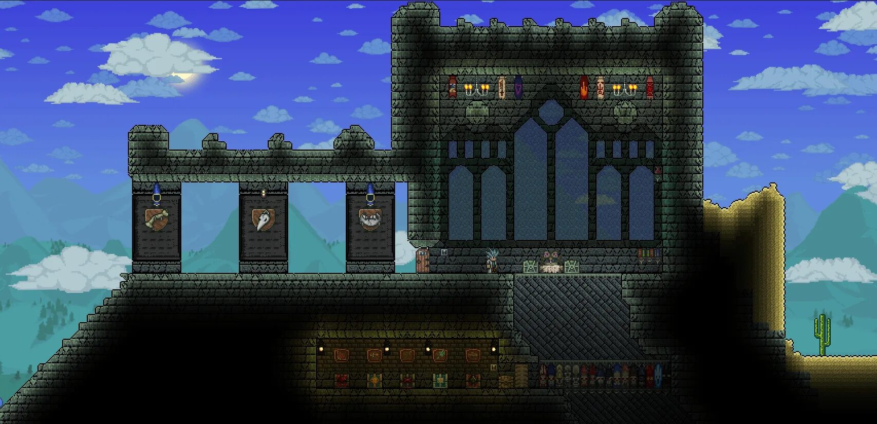 Террария как ломать. Terraria джунгли подземелье. terraria дом в подземелье. данж темница террария. подземелье террария.