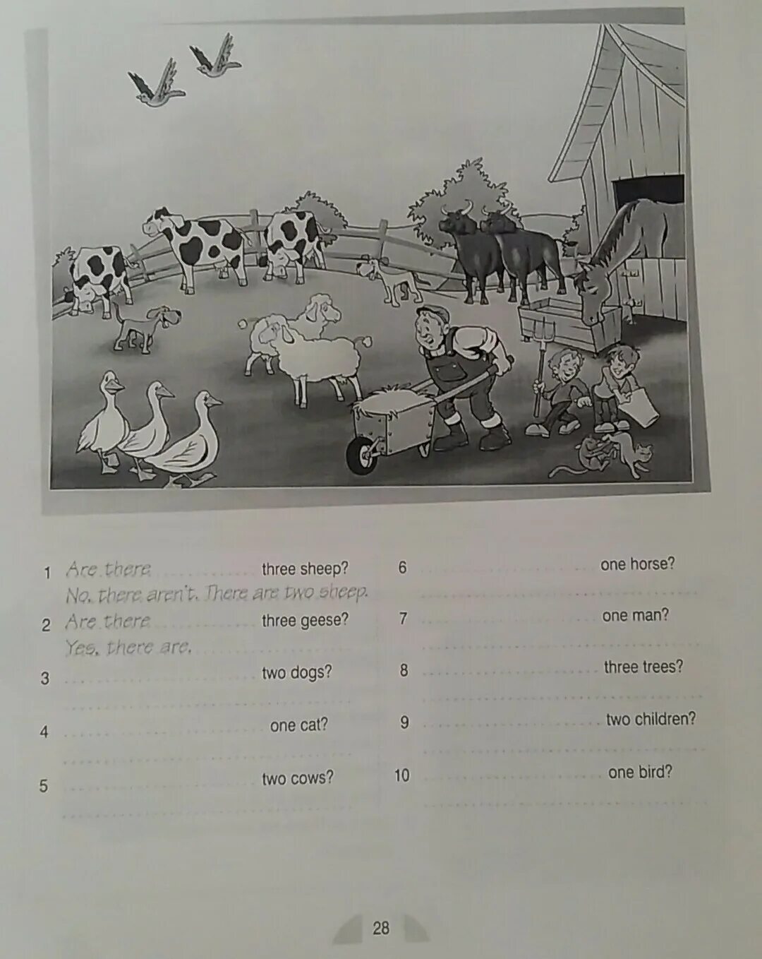 4.1 Look at the pictures and write the questions ответы. Look at the measurements and write questions and answer гдз. Look at the answers and write the questions. Look and write 2 класс ответы. Yes there are no there aren t