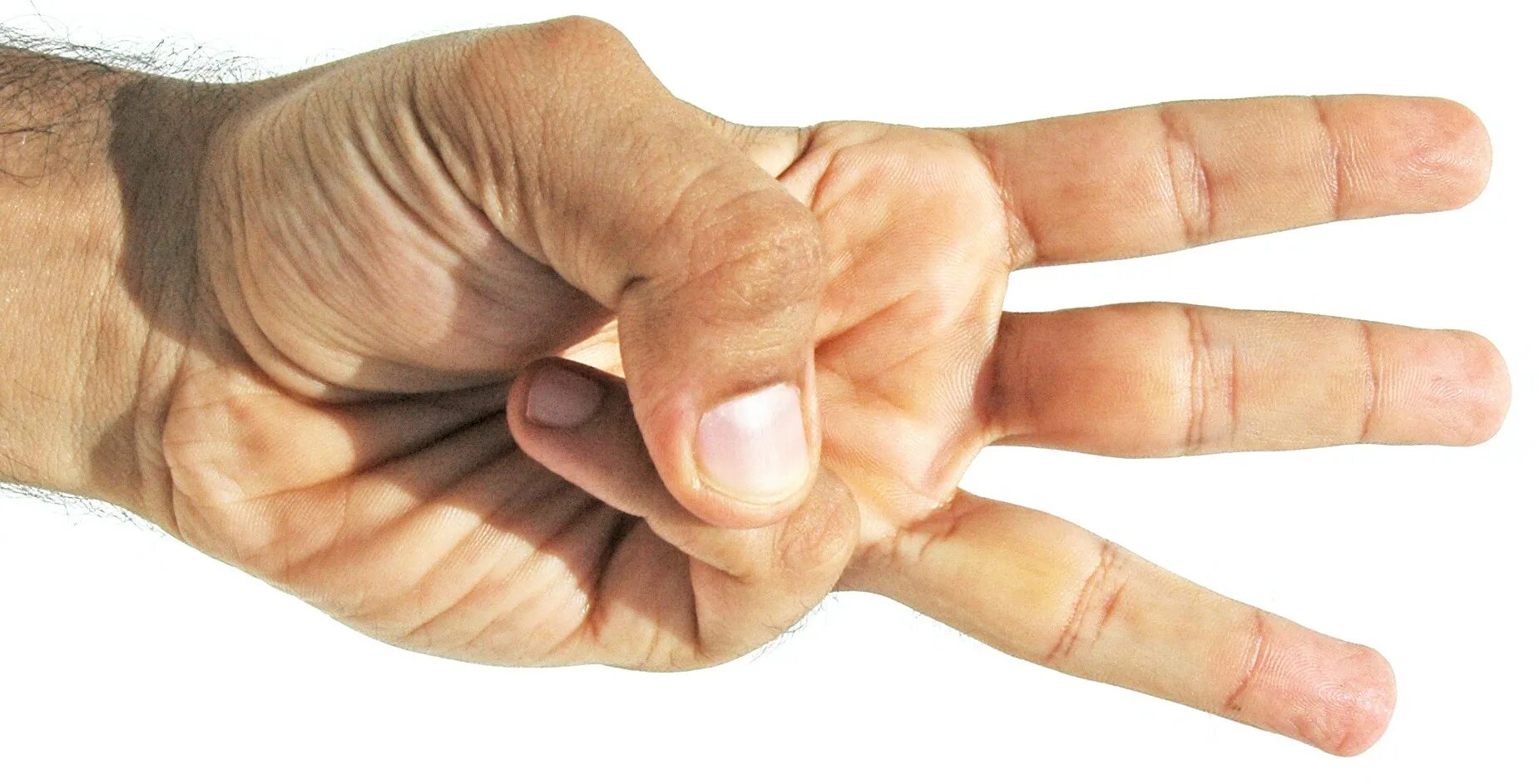 Показывать три пальца. Три пальца. Мужская рука. Рука показывает три пальца.