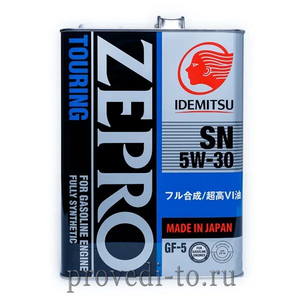 Масла idemitsu zepro 5w 30. Idemitsu Zepro Touring f-s SN/gf-5 5w30 (1л). Idemitsu SN/gf-5 5w-30 4л. 1845-004 Idemitsu Zepro Touring 5w30 SN/gf-5 4l. SN CF 5w30 Idemitsu.