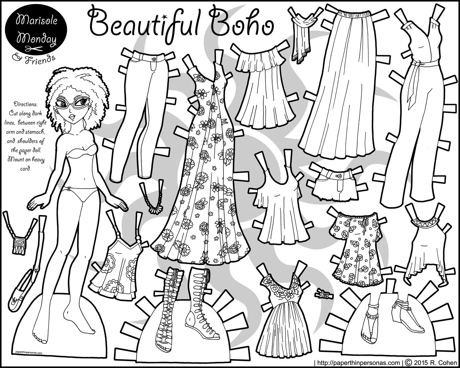 Бумажные куклы Marisole Monday раскраски. Раскраска кукла с одеждой. Раскраски одевалки. Кукла Одевалка раскраска. Раскраска бумажные куклы с одеждой распечатать