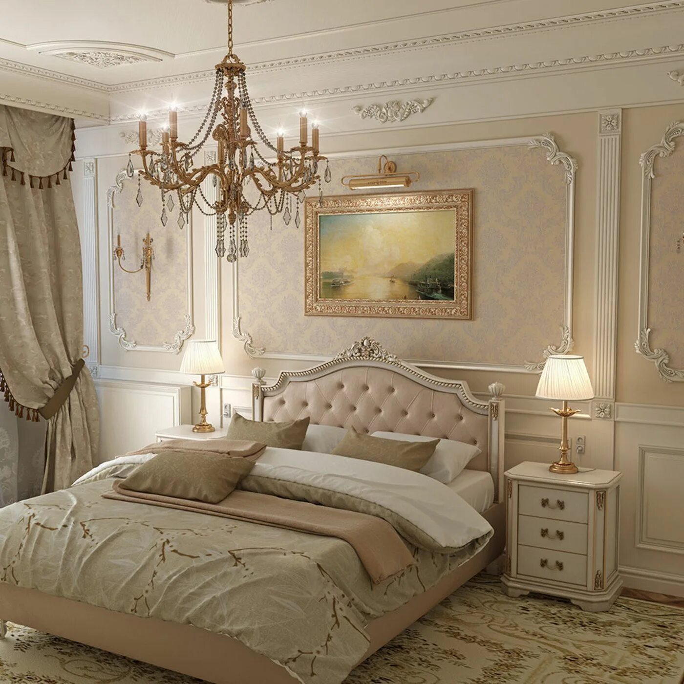 Спальня в классическом стиле PikHome.ru Краснодар