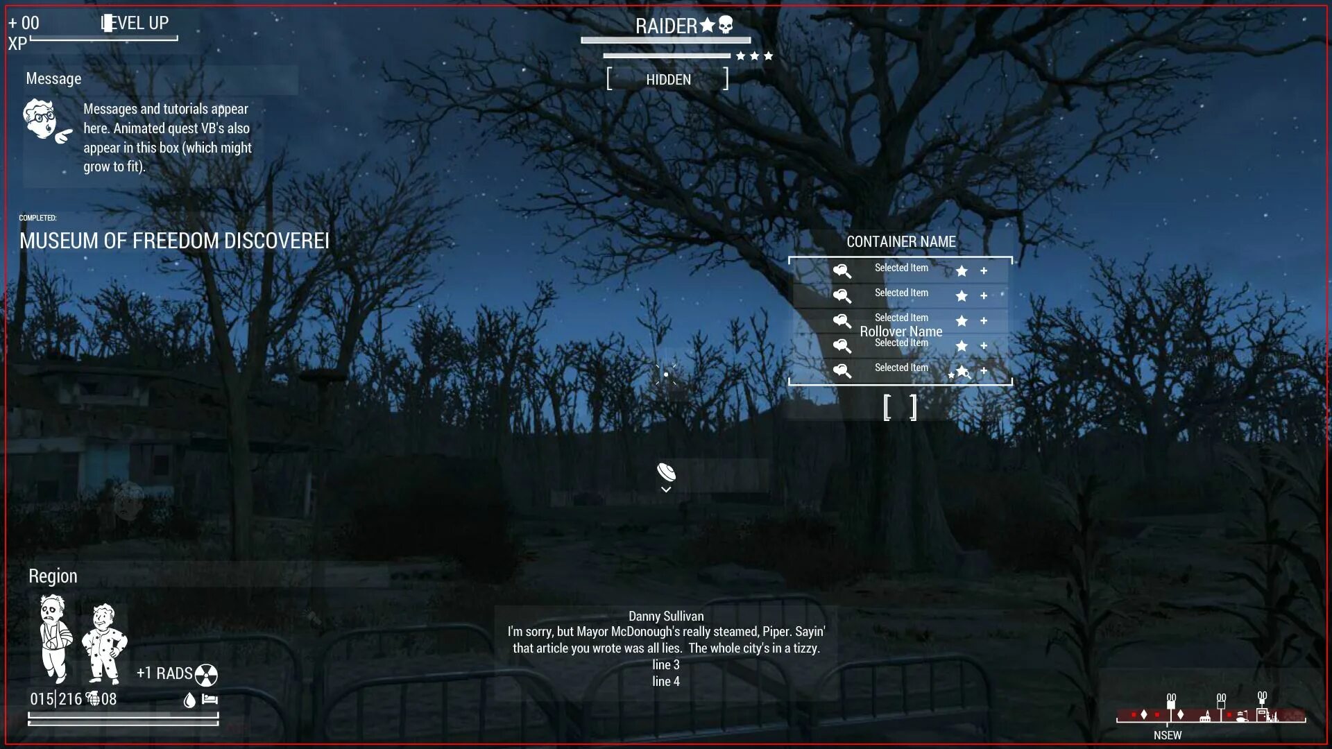 Fall ui. Def_hud fallout 4. fallout 4 hud preset. fallout 4 def ui. fallout 4 цвет hud.