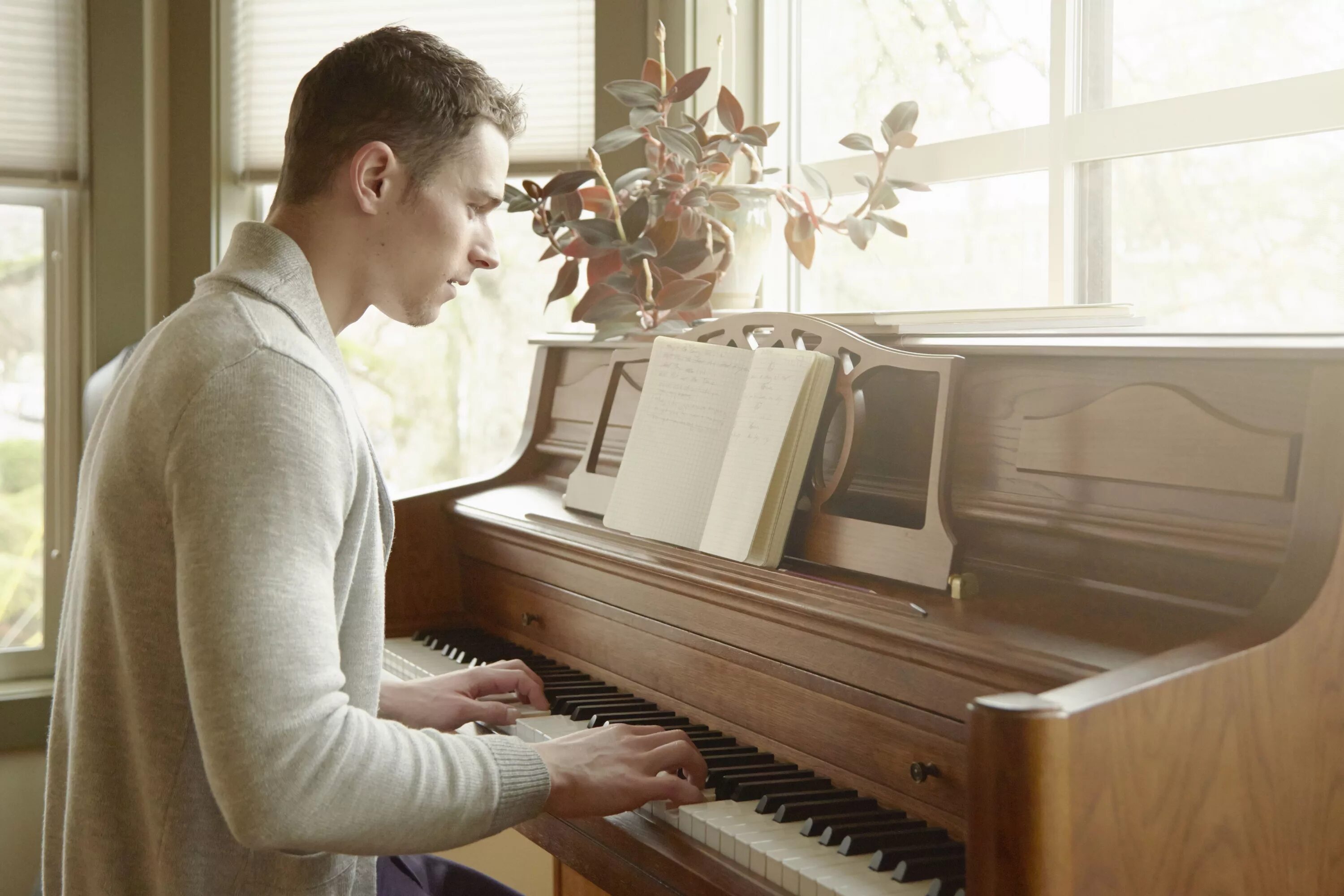 He plays the piano they. Пианино и человек. Человек за пианино. Мужчина за роялем.