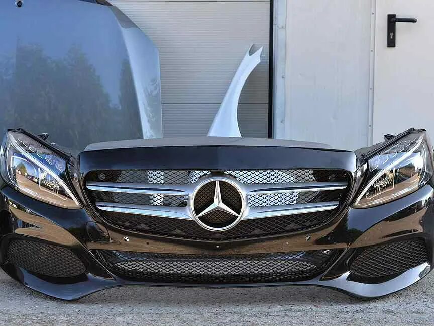 Бампер мерседес. Mercedes c w205 ноускат. мерседес бампер w 205 амг. фара мерседес w205. mercedes w205 передний бампер.