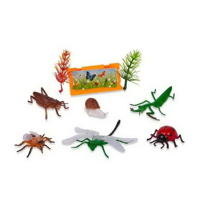 Набор 8 животных. Набор фигурок &quot;насекомые&quot;. фигурки abtoys в мире животных - насекомые pt-00598.