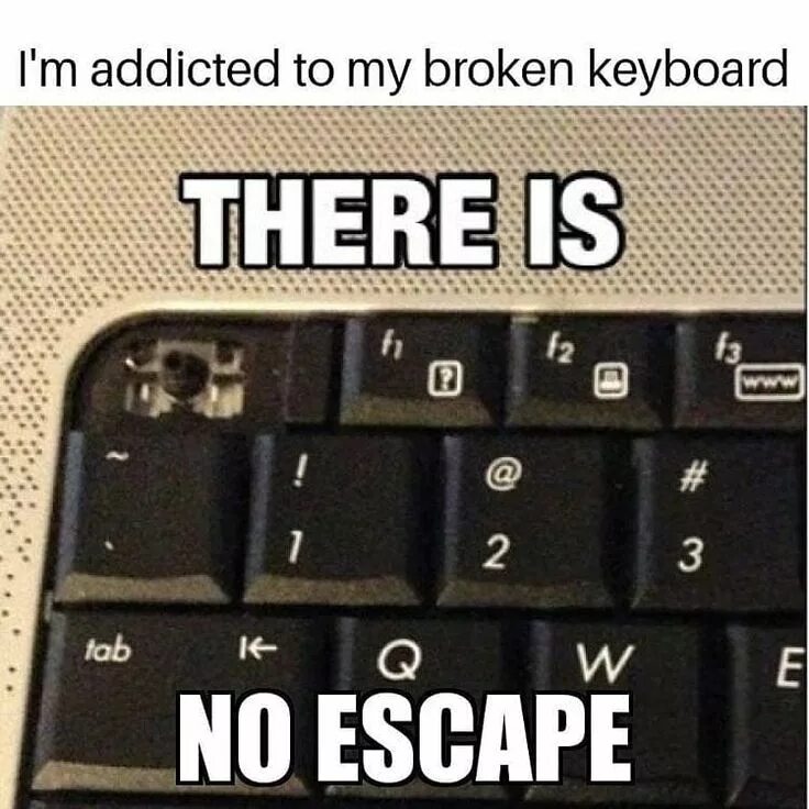 Keyboard fail