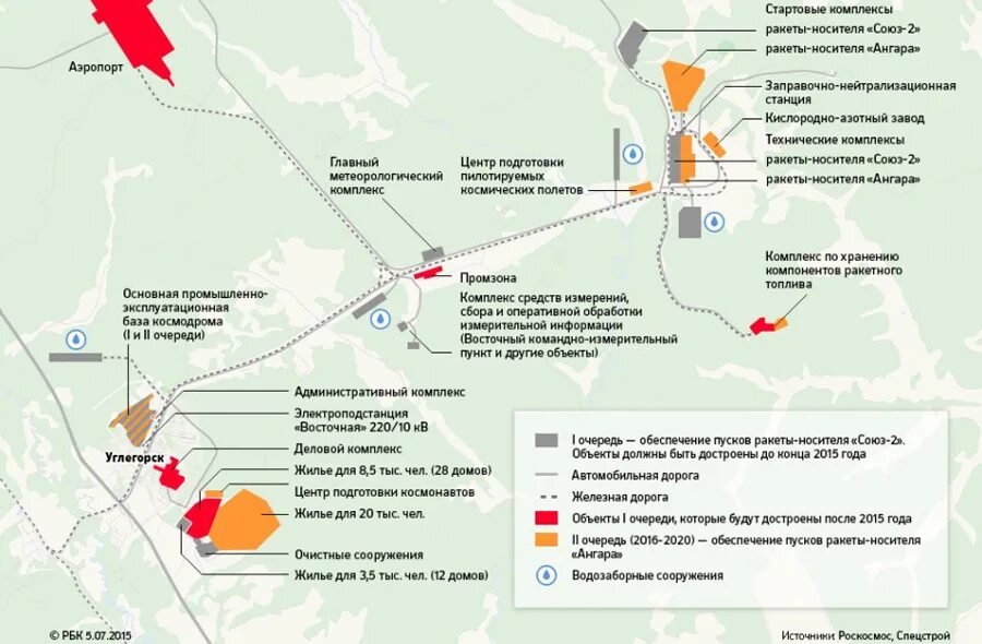 Где восточный космодром показать на карте. Космодром Восточный схема. Космодром Восточный схема стартового комплекса. Космодром Восточный схема технического комплекса. Космодром Восточный на карте.