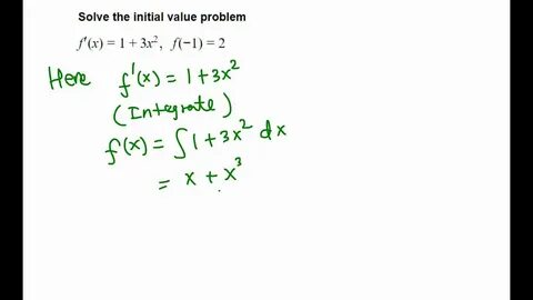 Initial value