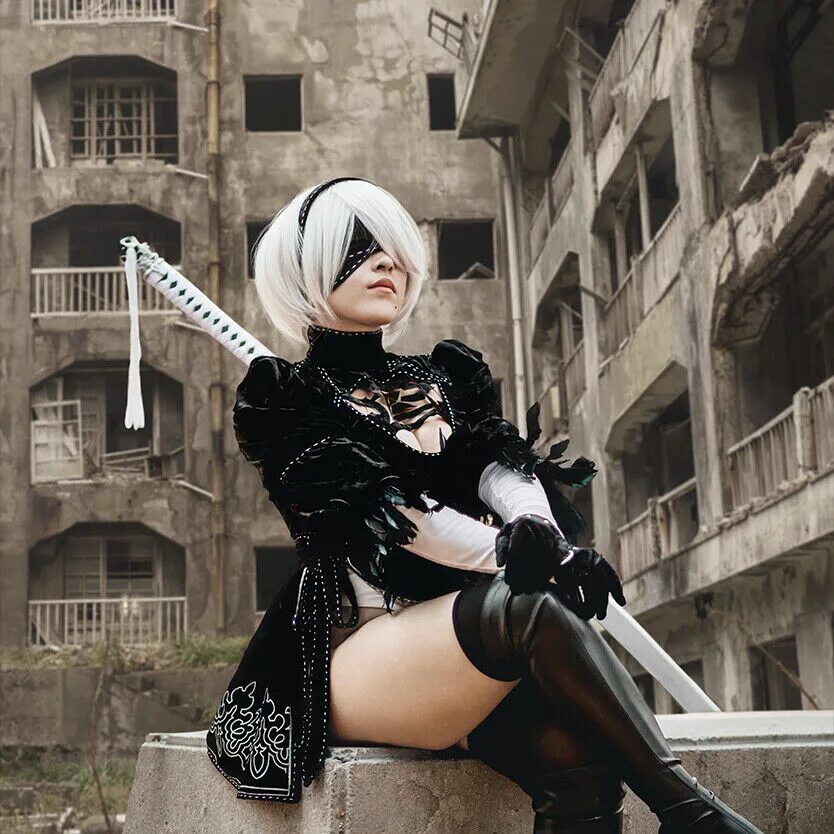 Automata cosplay. Ниер автомата 2b. NIER 2b +18. Ниер автомата 2b косплей. Йорха-2b косплей.