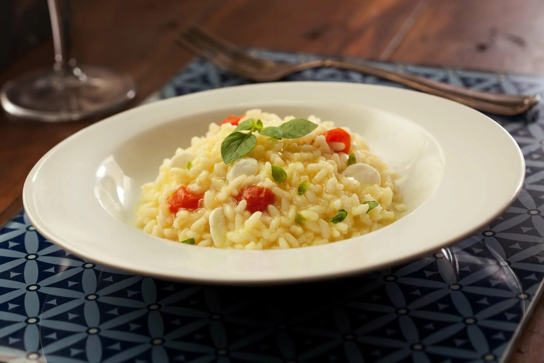 сливочное ризотто. рамекин ризотто.