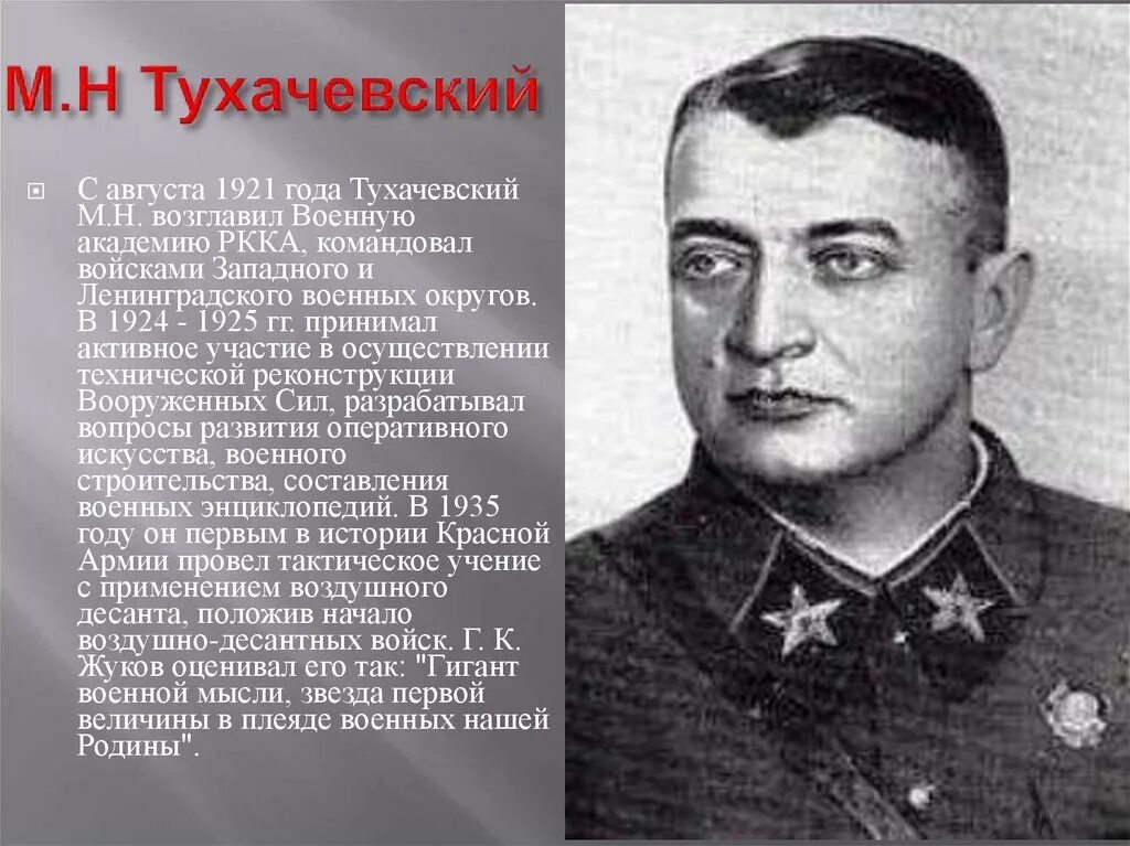 Кем был м н тухачевский. Тухачевский 1918.