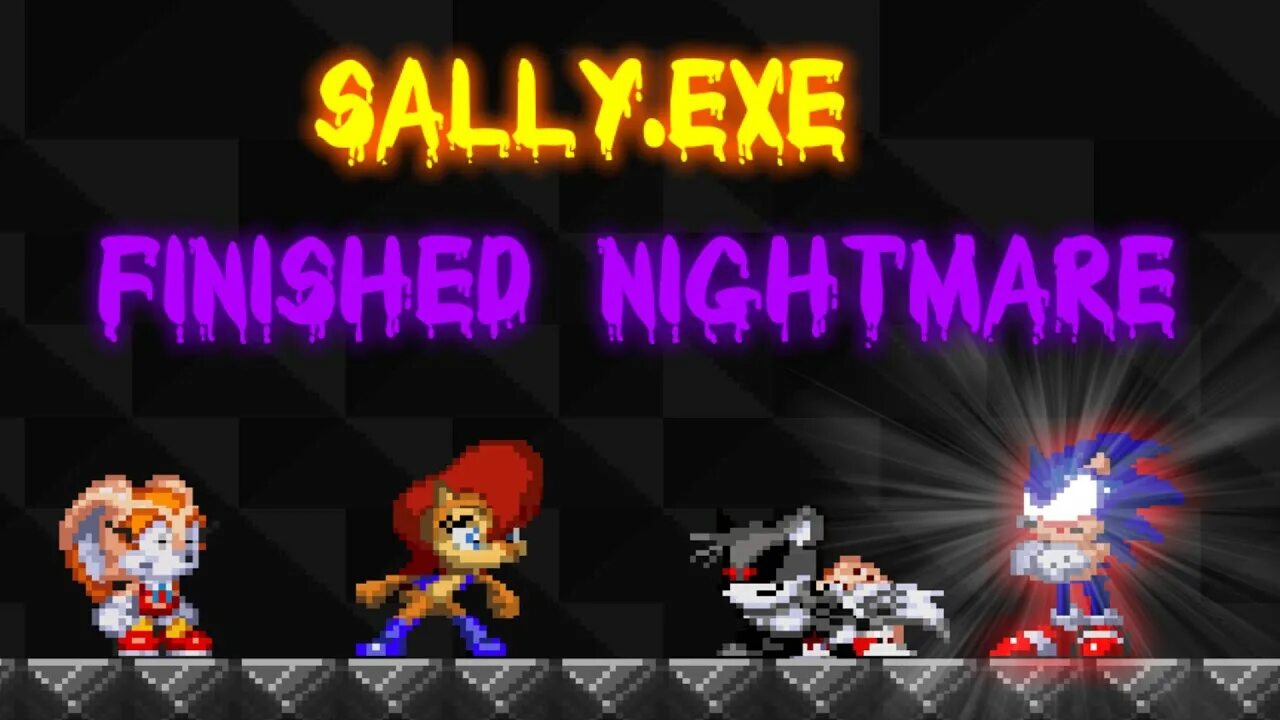 Continued nightmare. Sally exe finished Nightmare. FNF Sally exe. Sally.exe Part 2.