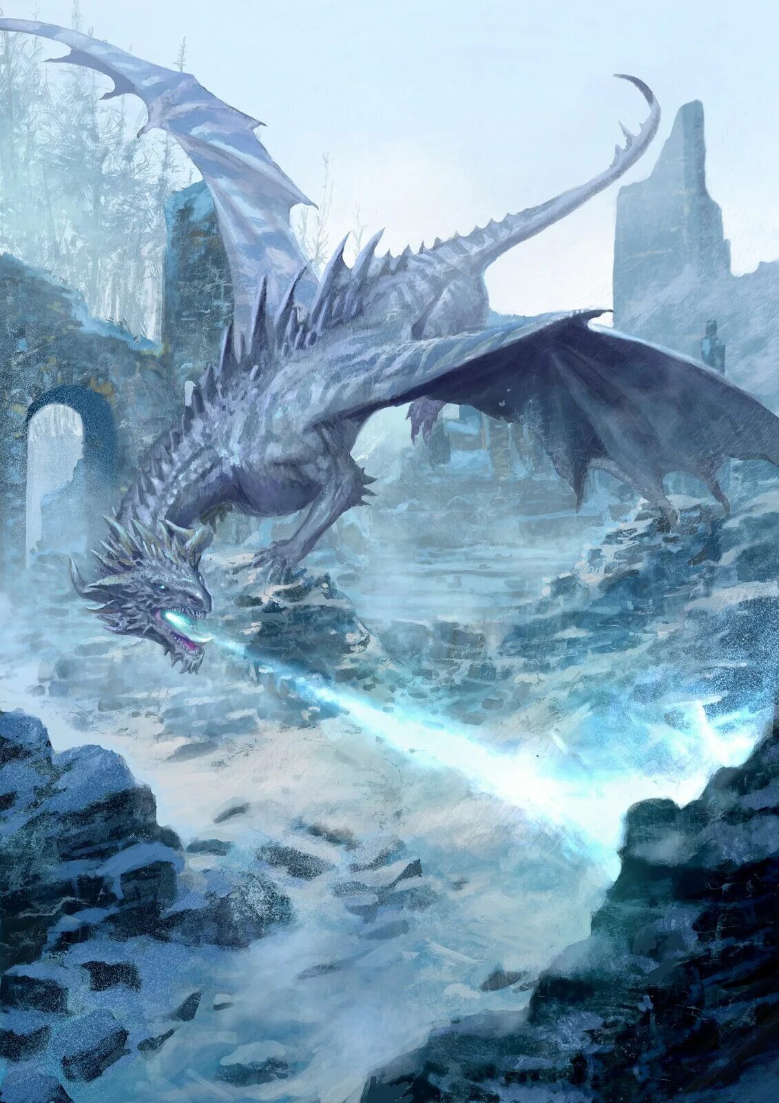Ледяной дракон днд. Fizban’s treasury of dragons. Ледяной дракон днд. Ледяной дракон днд. Популярные драконы.