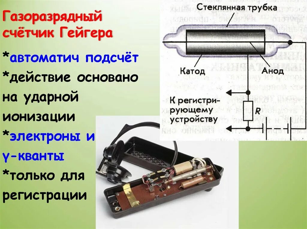 Экспериментальные методы исследования частиц конспект 9 класс. Метод исследования частиц счетчик Гейгера. Газоразрядный счетчик Гейгера таблица. Счетчик заряженных частиц Гейгера-Мюллера. Газоразрядный счетчик Гейгера кратко.