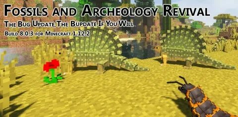Fossils and archeology mod 1.12 2