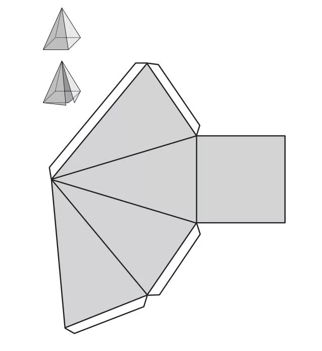 Развертка правильной четырехугольной пирамиды. Развёртка четырёхугольной пирамиды для склеивания. Усеченная четырехугольная пирамида развертка. Развертка шестиугольной пирамиды чертеж. Усеченная четырехугольная пирамида развертка.