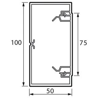Кабель канал 100х50 legrand metra