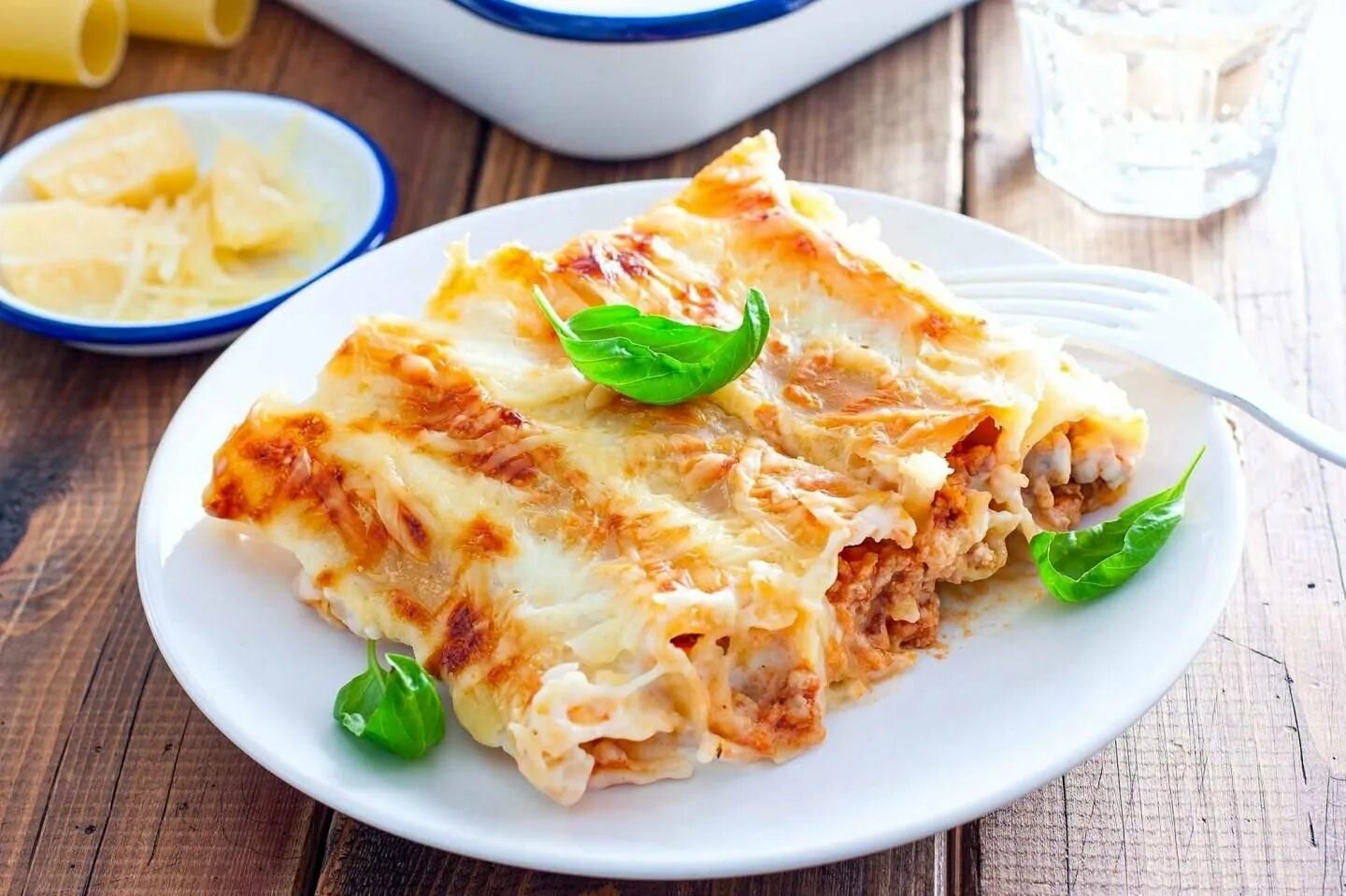 Каннеллони с мясным фаршем
