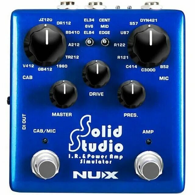 Solid studio. Nux solid studio. nux nss-3. симулятор гитарного кабинета. guitar cab simulator.
