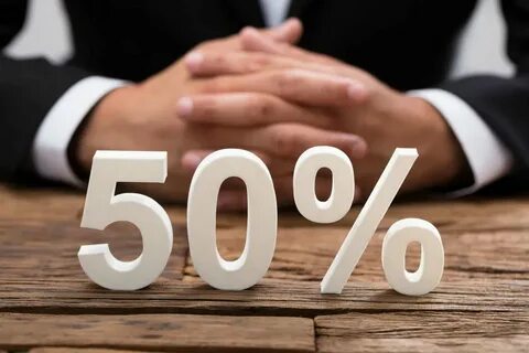 50 процентов от 180 градусов