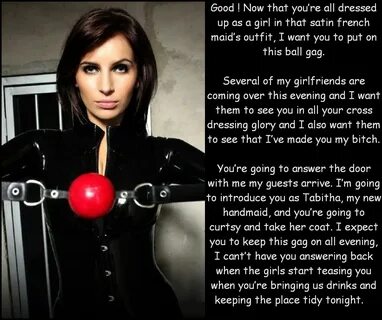 Slideshow latex femdom captions.