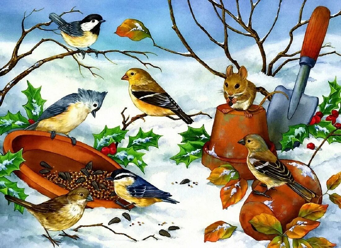 Животные и птицы весной подготовительная группа. Птички в саду. Сюжетная картина птицы на кормушке. Птицы весной для детского сада. Картина птицы весной.