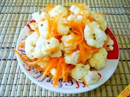 Цветная капуста морковь