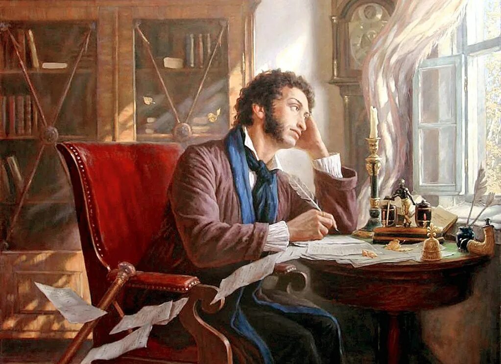 Самого поэта. Пушкин в Твери картина. Павел Великжанин в музее. Пушкин Караваны.