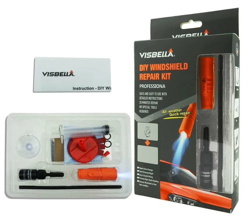 Repair kit инструкция. Набор для ремонта автостекла Visbella wg0003cr5p. TV-449 набор для устранения трещин на стекле Windshield Repair Kit. Visbella для стекла. Visbella Windshield Repair Kit.