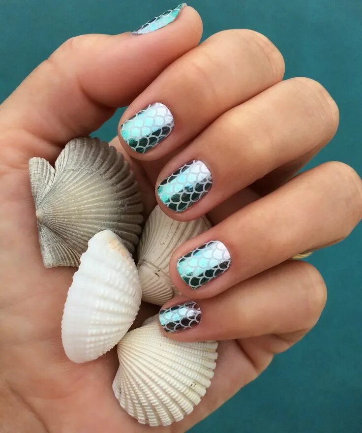 Déco ongles pour l' été en 70 idées: laissez-nous vous inspirer! Glitter nagelde