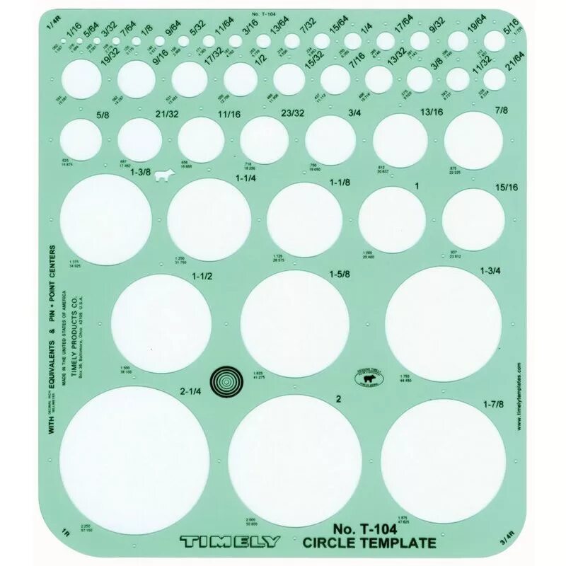 Circles size