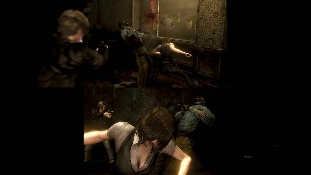 Резидент 6 как играть вдвоем. Резидент ивел 6 сплит скрин. ps4 resident evil 6.