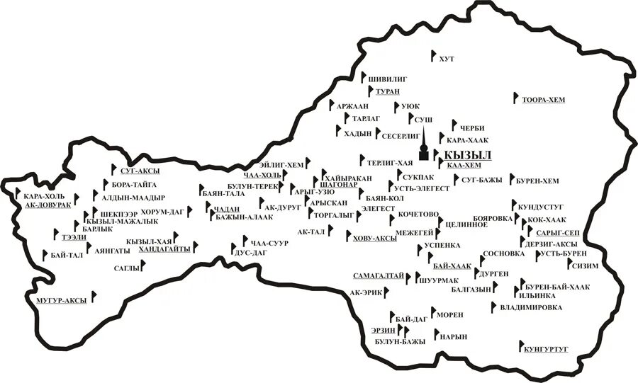 карта бай-тайгинского района республики тыва. кожууны тувы. республика тыва границы. кожууны тувы. карта тува республика тыва.