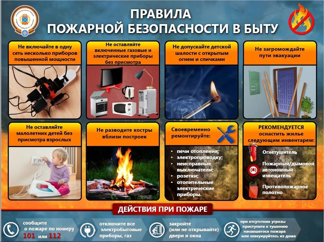 Меры предупреждения пожаров